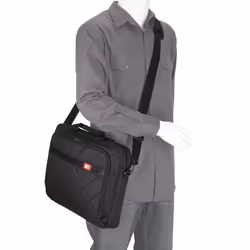 Case Logic DLC-117 Black 43,9 cm (17.3") Borsa da corriere Nero - Vista aggiuntiva 7
