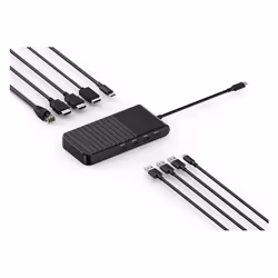 Kensington UH1500P Cablato USB 3.2 Gen 2 (3.1 Gen 2) Type-C Nero - Vista aggiuntiva 6