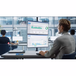 Kensington Braccio per doppio monitor con impilamento verticale - Vista aggiuntiva 8