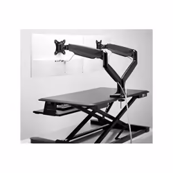 Kensington Braccio per doppio monitor ad altezza regolabile one-touch SmartFit® - Vista aggiuntiva 7