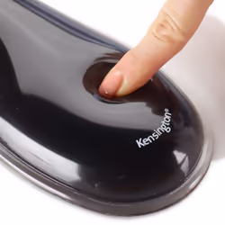 Kensington K62398AM poggiapolso Gel Nero, Rosso