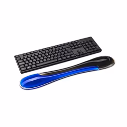 Kensington Slim Duo Gel poggiapolso Gel, Poliuretano termoplastico (TPU) Nero, Blu - Vista aggiuntiva 2