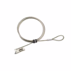 Kensington Slim NanoSaver 2.0 EQ, 1,8 m, Blocco di combinazione, Acciaio inox, Zinco acciaio, Argento