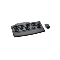 Kensington Pro Fit Wireless Comfort Desktop Set tastiera Mouse incluso Casa RF Wireless Nero