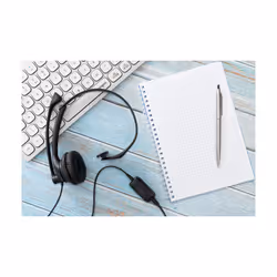 Kensington Cuffie mono USB-A classiche con microfono e controllo del volume - Vista aggiuntiva 6