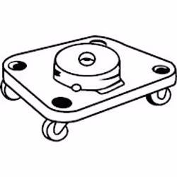 Rubbermaid BRUTE 3530 accessorio per cestino immondizia Nero Carrello - Vista aggiuntiva 5