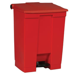 Rubbermaid Step-On 6145 68,1 L Rettangolare Polietilene ad alta intensità Rosso