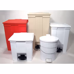 Rubbermaid Step-On 6145 68,1 L Rettangolare Polietilene ad alta intensità Rosso - Vista aggiuntiva 3