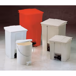 Rubbermaid Step-On 6145 68,1 L Rettangolare Polietilene ad alta intensità Rosso - Vista aggiuntiva 4