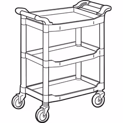 Rubbermaid 3424-88 Polipropilene (PP) Nero - Vista aggiuntiva 7