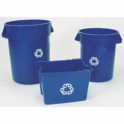 Rubbermaid Brute 2632-73 121,1 L Rotondo Polietilene Blu - Vista aggiuntiva 5
