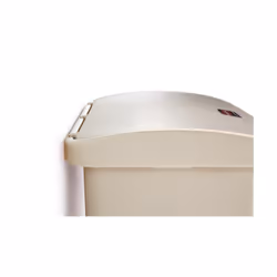 Rubbermaid 1883559 bidone per la spazzatura 68 L Rettangolare Plastica, Resina Bianco - Vista aggiuntiva 3