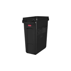Rubbermaid 1955959 bidone per la spazzatura 60 L Rettangolare Resina Nero
