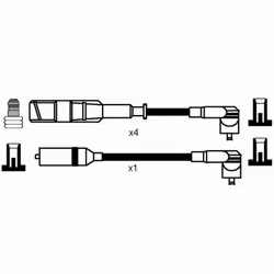 Set di cavi d'accensione NGK 0515