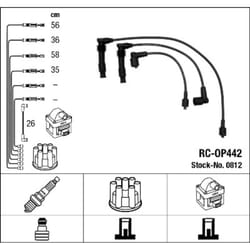 Set di cavi d'accensione NGK 0812