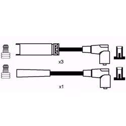 Set di cavi d'accensione NGK 8275
