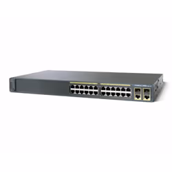 Cisco Catalyst WS-C2960-24LC-S, Gestito, L2, Fast Ethernet (10/100), Supporto Power over Ethernet (PoE), Montaggio rack, 1U