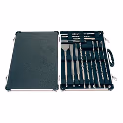 Makita D-21200, Trapano, Set di punte per trapano, Cemento, Gambo SDS-plus, 17 pz