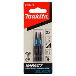 Makita B-63775, 2 pz, Torcia, T15, Acciaio, 50 mm