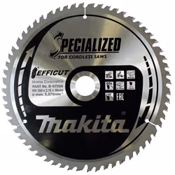 Makita B-67284, 26 cm, 3 cm, 2,15 mm, 5870 Giri/min, 1 pz