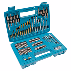 Makita B-68432, Trapano, Set di punte per trapano, Metallo, Pietra, Legno, 3, 4, 5, 6, 8, 10 mm, 1, 1.5, 2, 2.5, 3, 3.5, 4, 4 ...