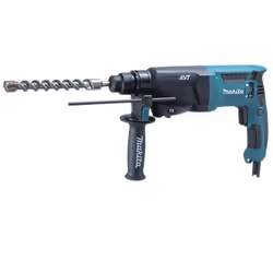 Makita HR2601J, SDS-plus, Nero, Blu, 2,6 cm, 1200 Giri/min, 2,4 J, 4600 bpm