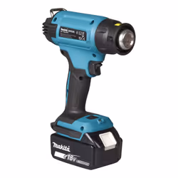 Makita DHG181ZJ pistola a caldo Pistola ad aria calda 200 l/min 550 °C Nero, Colore foglia di tè - Vista aggiuntiva 7