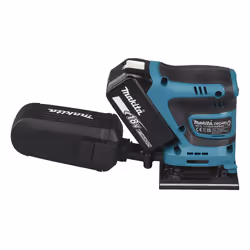 Makita DBO480Z levigatrice portatile Levigatrice orbitale casuale 14000 OPM Nero, Blu 210 W - Vista aggiuntiva 6
