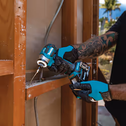 Makita DTD173Z cacciavite elettrico e avvitatore a impulso 3600 Giri/min Nero, Blu - Vista aggiuntiva 3