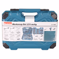 Makita E-17980 set di strumenti meccanici 231 strumenti - Vista aggiuntiva 6