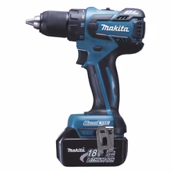 Makita DDF459RF4J, Trapano con impugnatura a pistola, 1,3 cm, 3,8 cm, 1,3 cm, 1,5 mm, 400 Giri/min