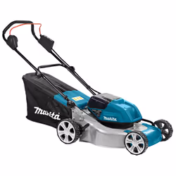 Makita DLM460PT2 tagliaerba Tagliaerba a spinta Batteria Nero, Blu, Grigio - Vista aggiuntiva 8