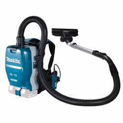 Makita DVC261ZX15, Secco, 2 L, HEPA, Filtro, Nero, Blu