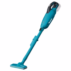 Makita DCL281FZ, Aspirapolvere elettrica, Senza sacchetto, Blu, 0,75 L, Secco, Batteria