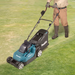 Makita DLM382PM2 tagliaerba Batteria Nero, Blu - Vista aggiuntiva 7