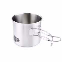 GSI Outdoors 68214, Vasetto, Acciaio inox, 0,5 L, Argento, 139 g, 10,7 cm
