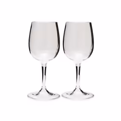 GSI Outdoors Nesting Wine Glass Set, Bicchiere da vino per dessert, Bicchiere standard, Copoliestere, Trasparente, 275 ml, 22 ...