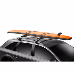 Thule 846000, Cuscinetti per tavole da surf sul portapacchi, Nero, 80 mm, 80 mm, 760 mm, 680 g