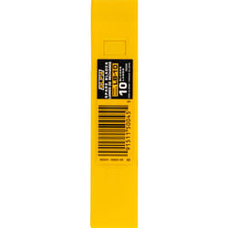 Olfa - Set di 10 lame da taglio standard 'LB-10', larghezza 18 mm, argento
