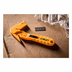 Olfa 1096854 Taglierino Nero, Giallo Taglierino a lama retrattile - Vista aggiuntiva 4