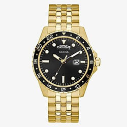GUESS GW0220G4 orologio Orologio da polso Maschio Oro Nero