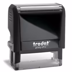 Trodat 4912, Autoinchiostrante, Timbri con messaggio, 47 x 18 mm, Nero, 1 pz