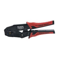 Klein Tools - 3005CR - Pinza crimpatrice per cavi da 10 a 22 awg e cavi in rame, terminali isolati a cricchetto