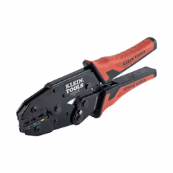 Klein Tools - 3005CR - Pinza crimpatrice per cavi da 10 a 22 awg e cavi in rame, terminali isolati a cricchetto - Vista aggiuntiva 5