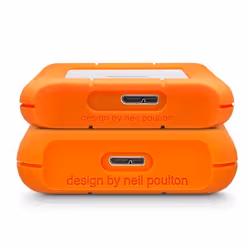 LaCie Rugged Mini disco rigido esterno 2 TB 5400 Giri/min Micro-USB B 3.2 Gen 1 (3.1 Gen 1) Arancione, Argento - Vista aggiuntiva 4