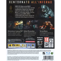 PLAION Doom 3 Bfg Edition Ps3 Standard ITA PlayStation 3 - Vista aggiuntiva 2
