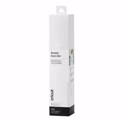 Cricut Smart Iron-On, Rotolo di vinile termosaldabile per transfer, Bianco, Monocromatico, Glitter, 330 mm, 2700 mm