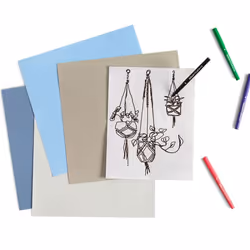 Cricut 2006258 marcatore Fine Blu, Verde, Arancione, Rosa, Giallo 5 pz - Vista aggiuntiva 2