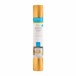 Cricut 2007741, Rotolo di vinile termosaldabile per transfer, Oro, Monocromatico, 305 mm, 1220 mm