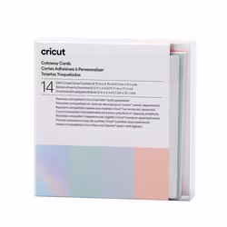 Cricut 2009484, Blu, Argento, Monocromatico, 121 mm, 121 mm, 14 fogli